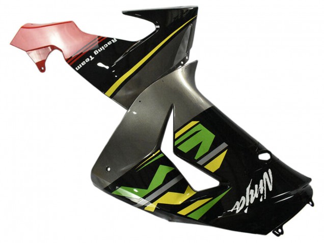 Kawasaki ZX10R Motorrad Verkleidung 2006-2007 - Grun Grau Rot Schwarz Gelb