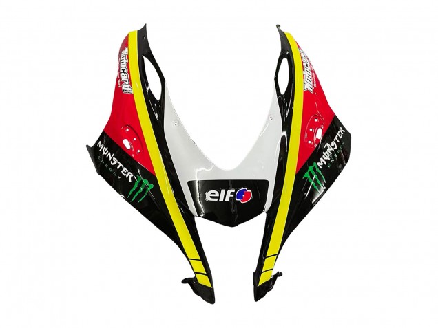 Kawasaki ZX10R Motorrad Verkleidung 2016-2020 - Grun Gelb Rot Schwarz Elf Monster