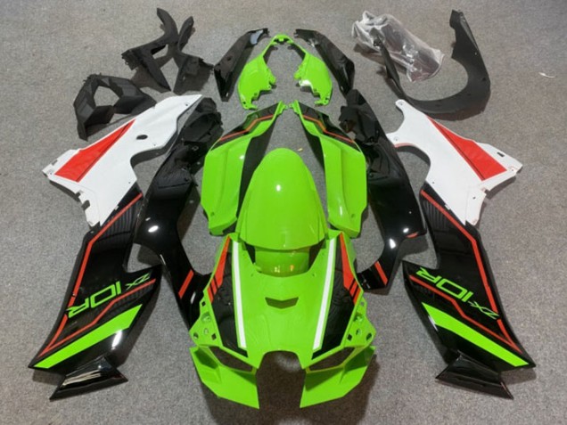 Kawasaki ZX10R Motorrad Verkleidung 2021-2025 - Grun Schwarz Orange Weiss