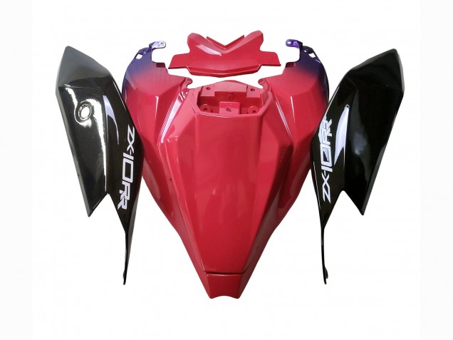 Kawasaki ZX10R Motorrad Verkleidung 2021-2025 - Rot Schwarz Lila Weiss
