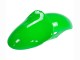 Kawasaki ZX6R Motorrad Verkleidung 1998-1999 - Grun Weiss Glanzendes Schwarz