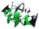 Kawasaki ZX6R Motorrad Verkleidung 1998-1999 - Grun Weiss Glanzendes Schwarz