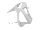 Kawasaki ZX6R Motorrad Verkleidung 2003-2004 - Weiss Schwarz Aufkleber