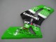 Kawasaki ZX6R Motorrad Verkleidung 2003-2004 - Grun Weiss Schwarz Elf Bridgestone