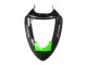Kawasaki ZX6R Motorrad Verkleidung 2005-2006 - Grun Rot Schwarz Elf 66