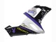 Kawasaki ZX6R Motorrad Verkleidung 2005-2006 - Weiss Lila Schwarz Rizoma Playboy Denso
