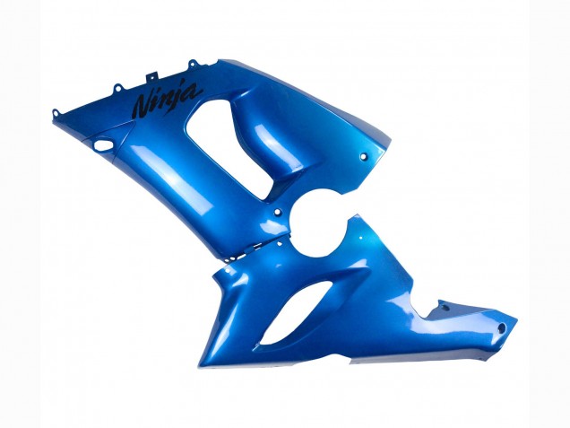 Kawasaki ZX6R Motorrad Verkleidung 2005-2006 - Glanzendes Blau
