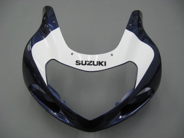 Suzuki GSXR1000 Motorrad Verkleidung 2000-2002 - Weiss Blau Schwarz Rot