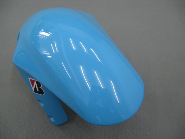 Suzuki GSXR1000 Motorrad Verkleidung 2000-2002 - Hellblau Gelb Schwarz Motul Rizla