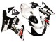 Suzuki GSXR1000 Motorrad Verkleidung 2000-2002 - Weiss Glanzendes Schwarz Rot