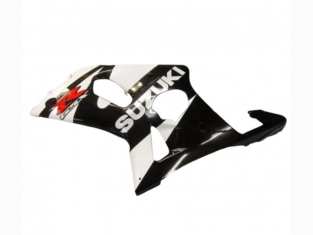 Suzuki GSXR1000 Motorrad Verkleidung 2000-2002 - Weiss Glanzendes Schwarz Rot