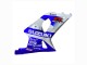 Suzuki GSXR1000 Motorrad Verkleidung 2000-2002 - Blau Weiss Silber Castrol Dunlop