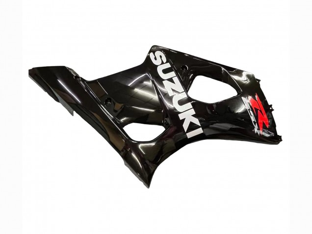 Suzuki GSXR 1000 Motorrad Verkleidung 2003-2004 - Glanzendes Schwarz Weiss Rot Aufkleber