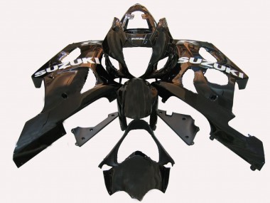 Suzuki GSXR 1000 Motorrad Verkleidung 2003-2004 - Matt Glanzendes Schwarz