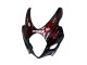 Suzuki GSXR 1000 Motorrad Verkleidung 2007-2008 - Schwarz Rot Flamme