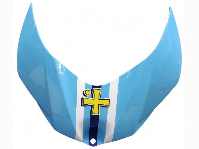 Suzuki GSXR 1000 Motorrad Verkleidung 2007-2008 - Hellblau Gelb Schwarz Motul Rizla