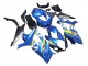 Suzuki GSXR 1000 Motorrad Verkleidung 2007-2008 - Blau Gelb Schwarz