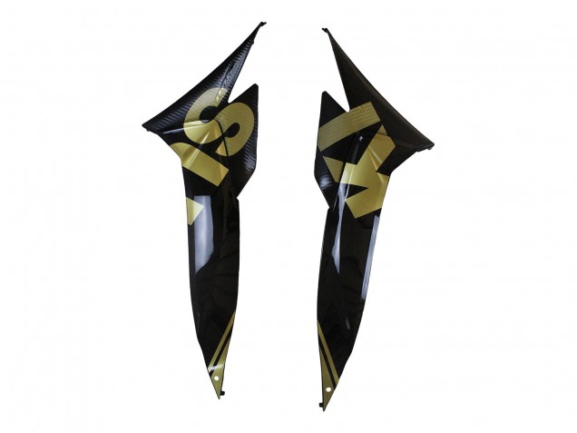 Suzuki GSXR 1000 Motorrad Verkleidung 2009-2016 - Glanzendes Schwarz Gold
