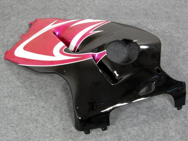 Suzuki GSXR 1300 Hayabusa Motorrad Verkleidung 1996-2007 - Rosa Weiss Schwarz