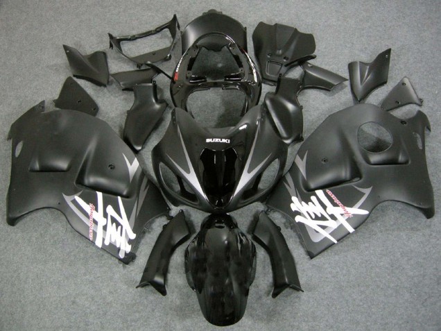 Suzuki GSXR 1300 Hayabusa Motorrad Verkleidung 1996-2007 - Matt Schwarz Hayabusa