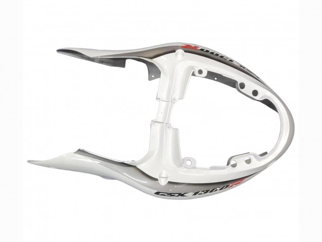 Suzuki GSXR 1300 Hayabusa Motorrad Verkleidung 1996-2007 - Weiss Silber Hayabusa