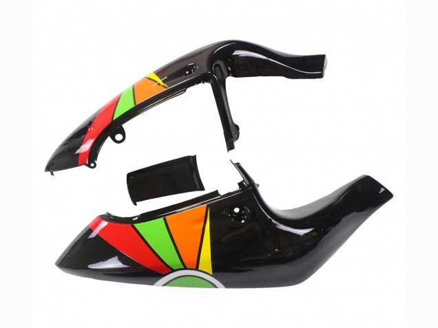 Suzuki GSXR 600 / GSXR 750 Motorrad Verkleidung 1996-2000 - Schwarz Mehrfarbig 27