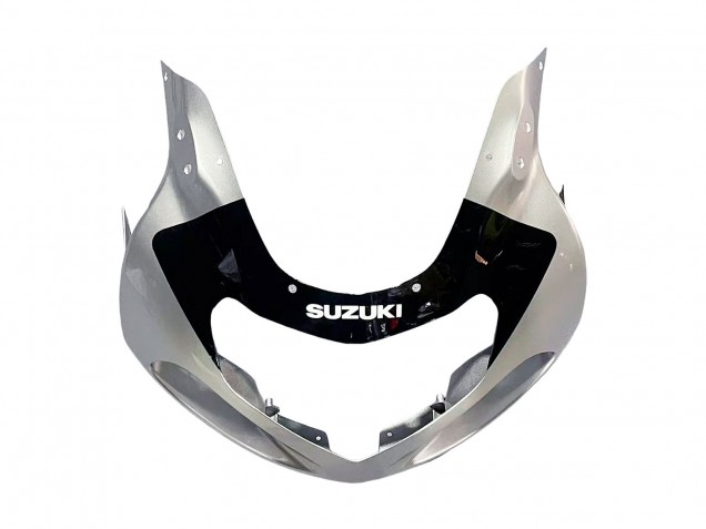 Suzuki GSXR 600 / GSXR 750 Motorrad Verkleidung 2001-2003 - Silber Glanzendes Schwarz Rot
