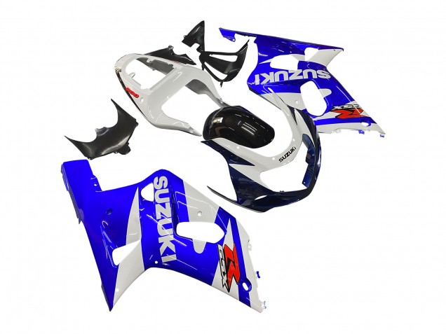 Suzuki GSXR 600 / GSXR 750 Motorrad Verkleidung 2001-2003 - Weiss Blau Glanzendes Schwarz Rot