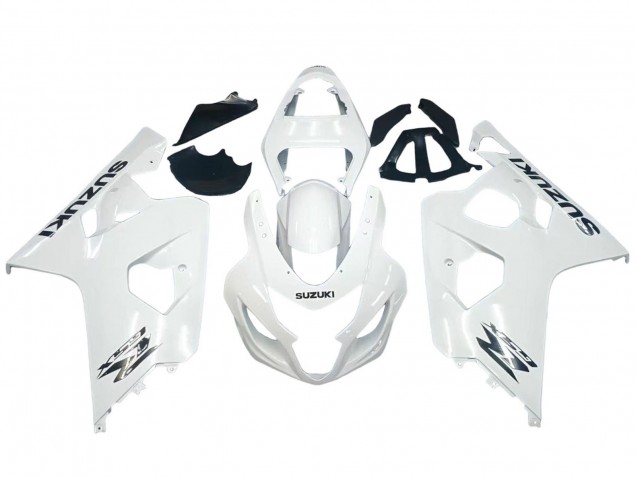 Suzuki GSXR 600 / GSXR 750 Motorrad Verkleidung 2004-2005 - Perl Weiss