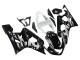 Suzuki GSXR 600 / GSXR 750 Motorrad Verkleidung 2004-2005 - Weiss Schwarz