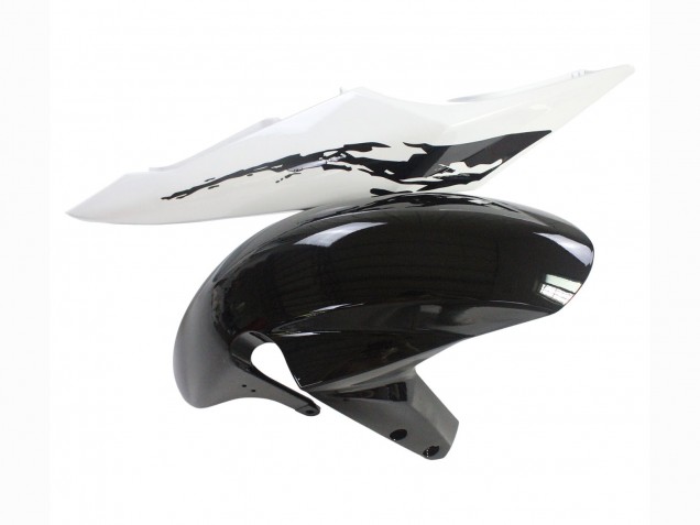 Suzuki GSXR 600 / GSXR 750 Motorrad Verkleidung 2004-2005 - Weiss Schwarz