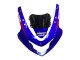 Suzuki GSXR 600 / GSXR 750 Motorrad Verkleidung 2004-2005 - Blau Rot Schwarz Motul Dunlop