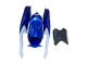 Suzuki GSXR 600 / GSXR 750 Motorrad Verkleidung Kit 2008-2010 - Blau Weiss Rot
