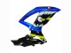 Suzuki GSXR 600 / GSXR 750 Motorrad Verkleidung 2008-2010 - Blau Fluoreszierendes Grun Hai