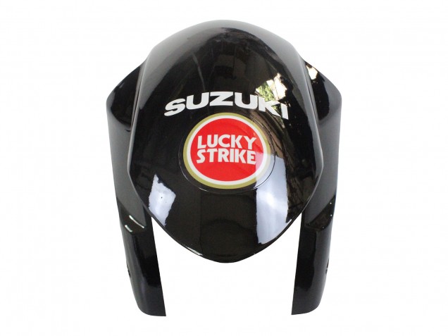 Suzuki GSXR 600 / GSXR 750 Motorrad Verkleidung 2008-2010 - Glanzendes Schwarz Rot Weiss Motul Lucky Strike