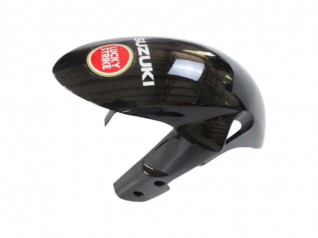 Suzuki GSXR 600 / GSXR 750 Motorrad Verkleidung 2008-2010 - Glanzendes Schwarz Rot Weiss Motul Lucky Strike