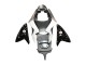 Suzuki GSXR 600 / GSXR 750 Motorrad Verkleidung 2011-2024 - Glanzendes Schwarz Silber