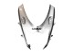 Suzuki GSXR 600 / GSXR 750 Motorrad Verkleidung 2011-2024 - Glanzendes Schwarz Silber