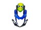 Suzuki GSXR 600 / GSXR 750 Motorrad Verkleidung 2011-2024 - Blau Gelb