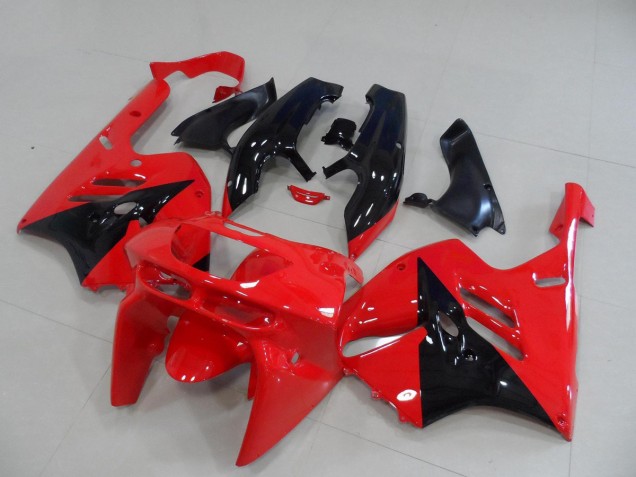 Kawasaki ZX9R Motorrad Verkleidung 1994-1997 - Rot Glanzendes Schwarz