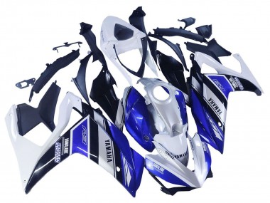 Yamaha YZF R3/R25 Motorrad Verkleidung 2015-2018 - Weiss Blau Schwarz Yamalube