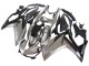 Yamaha YZF R3/R25 Motorrad Verkleidung 2015-2018 - Silber Schwarz