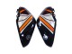 Yamaha YZF R3/R25 Motorrad Verkleidung 2015-2018 - Blau Orange Silber Yamalube
