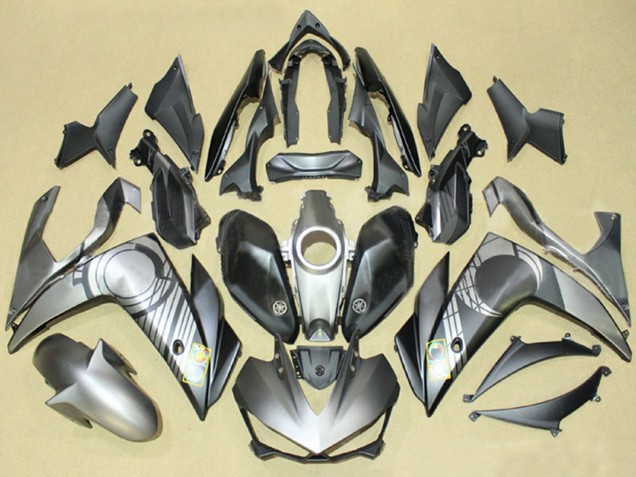 Yamaha YZF R3/R25 Motorrad Verkleidung 2015-2018 - Grau Schwarz
