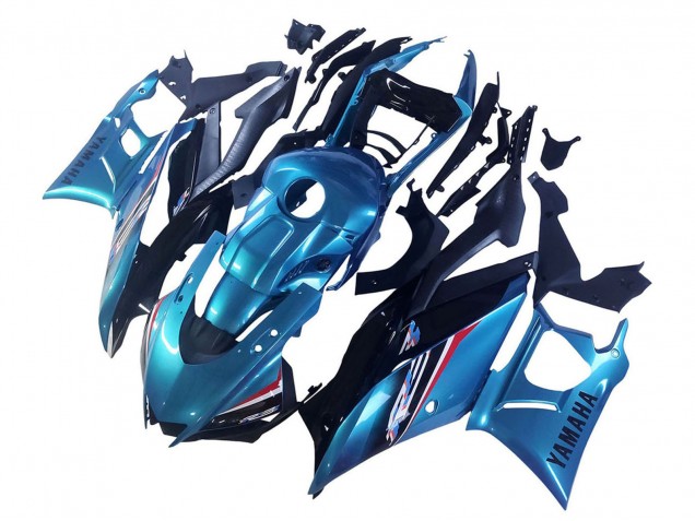 Yamaha YZF R3/R25 Motorrad Verkleidung 2019-2021 - Blau Schwarz
