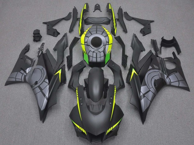 Yamaha YZF R3/R25 Motorrad Verkleidung 2019-2021 - Gelb Grau Matt Schwarz