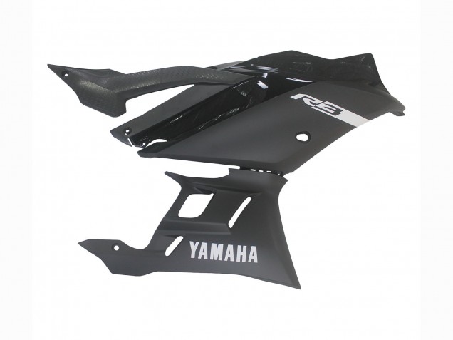Yamaha YZF R3/R25 Motorrad Verkleidung 2019-2021 - Matt Schwarz Silber