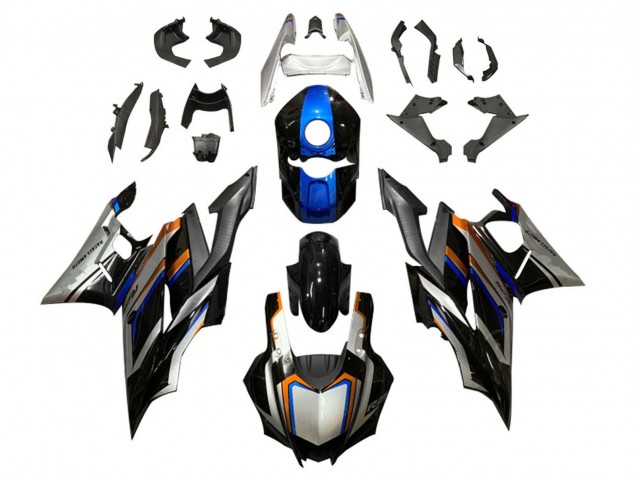 Yamaha YZF R3/R25 Motorrad Verkleidung 2019-2021 - Silber Orange Blau Schwarz