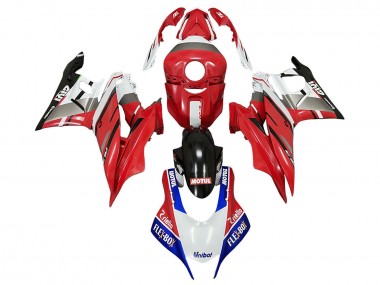 Yamaha YZF R3/R25 Motorrad Verkleidung 2019-2021 - Weiss Rot Blau Schwarz Givi Motul