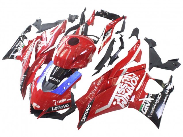 Yamaha YZF R3/R25 Motorrad Verkleidung 2019-2021 - Rot Lila Schwarz Valsir Lenovo